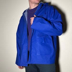 Blue Heavy Raincoat